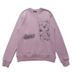 Drew House Bear Crewneck Sweatshirt Purple