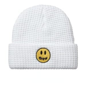 Drew Beanie Waffle White